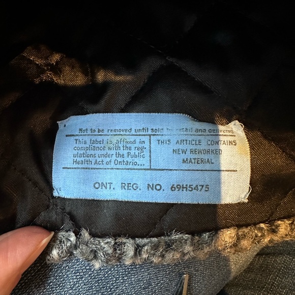 Vintage Military Style Faux Persian Wool Hat - Picture 11 of 11